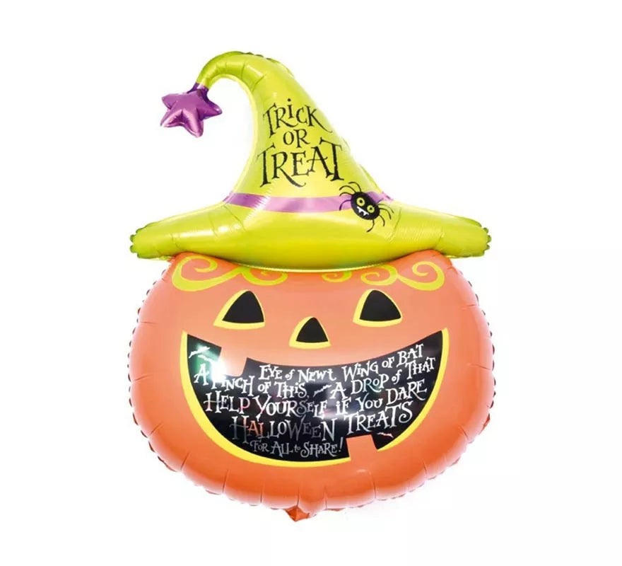 Translation missing: de.Globo de Foil Calabaza Trick or Treat de 61x91 cm