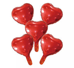 20 cm roter Folienballon Herz