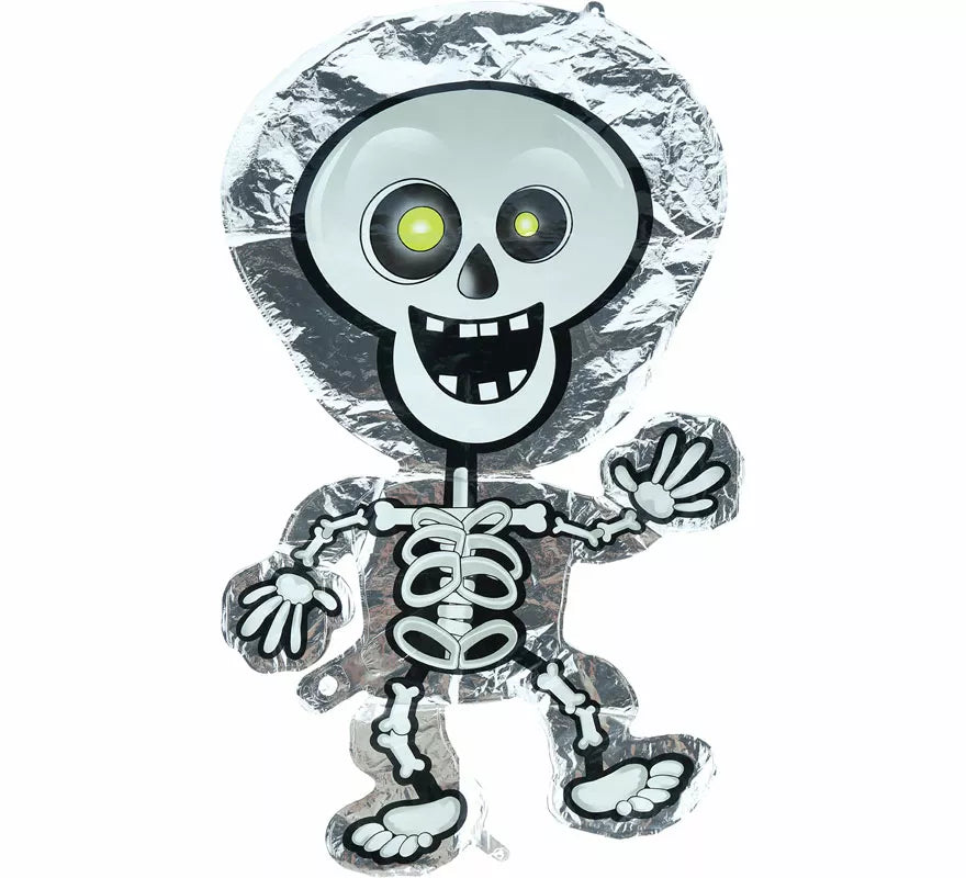 Translation missing: de.Globo de Foil Esqueleto de 65 cm