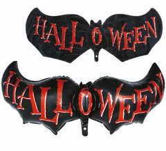 100 cm großer Halloween-Fledermaus-Folienballon