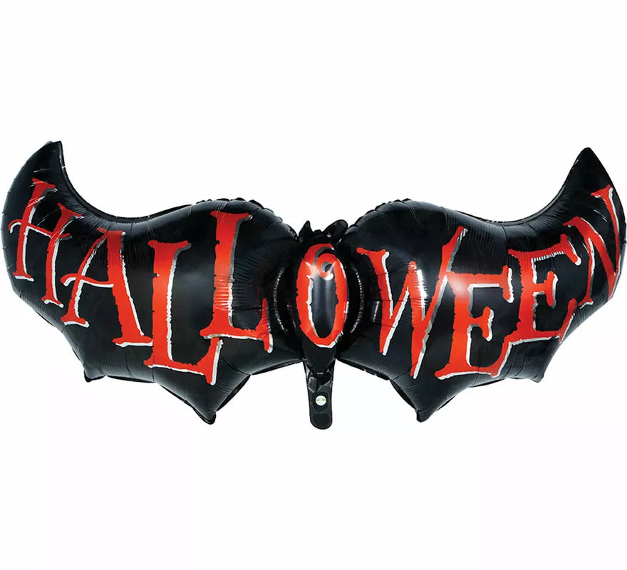 Globo de Foil Murciélago Halloween de 100 cm