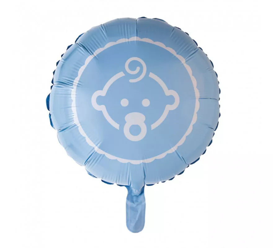 Translation missing: de.Globo de Foil Redondo Bebé Niño de 46 cm