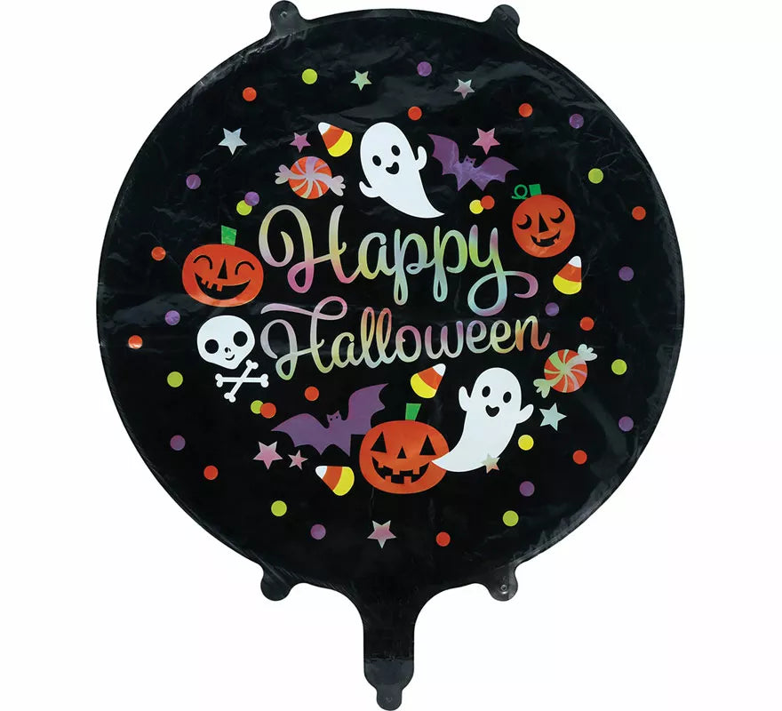 Translation missing: de.Globo de Foil Redondo Happy Halloween de 50 cm