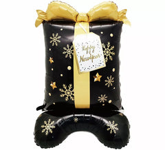 Geschenkbox mit Folienballon-Sockel 86 x 149 cm