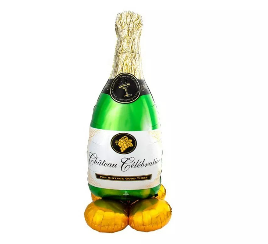 Translation missing: de.Globo Foil Gigante Airloonz Botella Champagne 83X139 cm