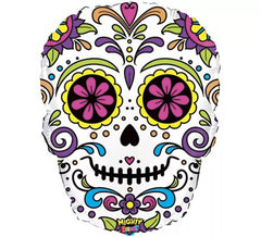 68 cm Mexikanischer Catrina Foil Metallic Ballon