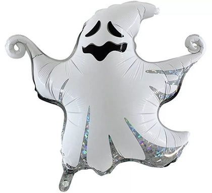 Globo Foil Metalizado de Fantasma de 43 cm