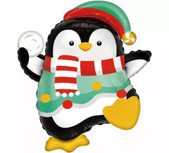 Folienballon Pinguin 60x65 cm