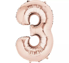 Metallischer Ballon Rose Gold Nr. 3