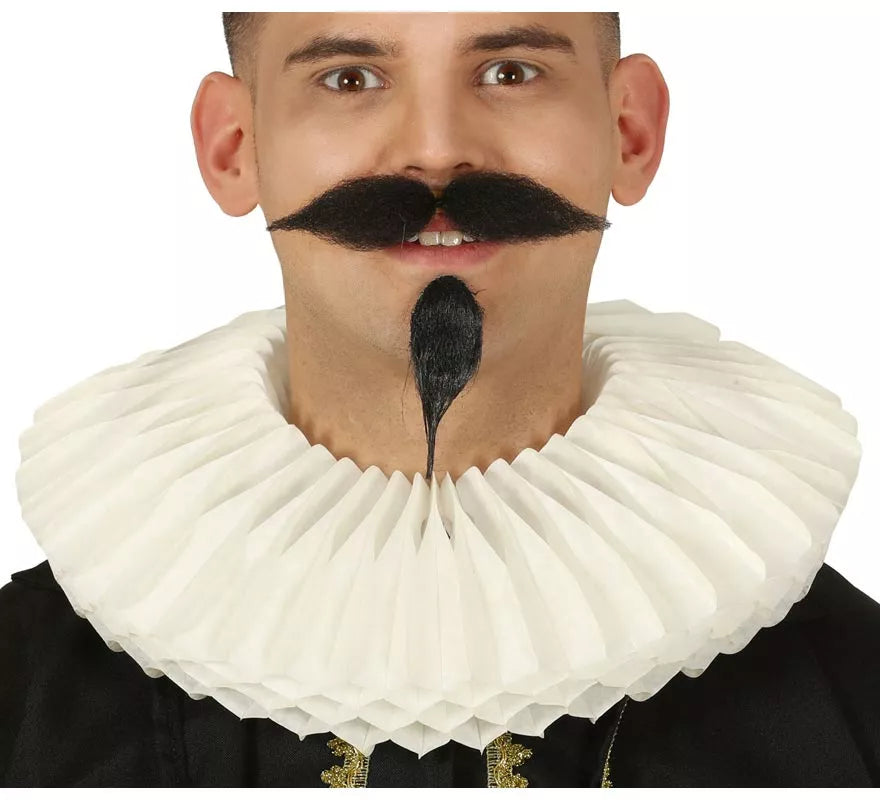 Translation missing: de.Gorguera o Cuello Cervantino Blanco de Papel