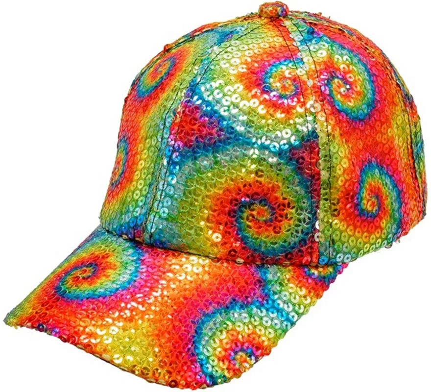 Gorra Años 80 con Lentejuelas
