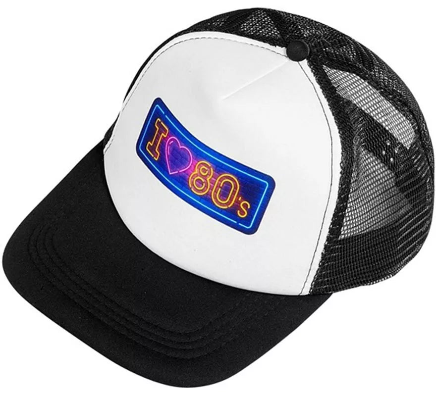 Translation missing: de.Gorra Años 80 'I Love 80s' para adultos