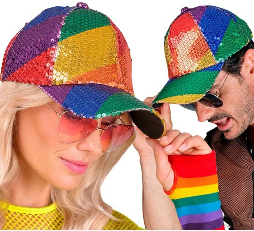 Translation missing: de.Gorra Arcoíris con Lentejuelas