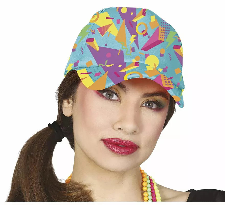 Translation missing: de.Gorra Azul con estampado de los Años '80
