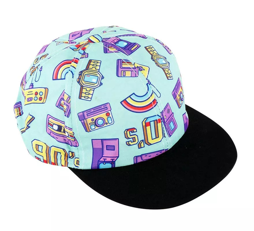 Gorra azul de los Años 90 para hombre