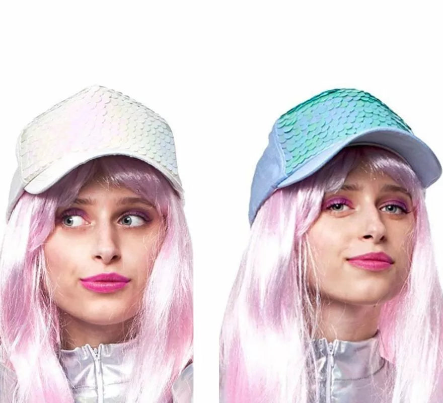 Gorra con Escamas de Sirena en varios colores