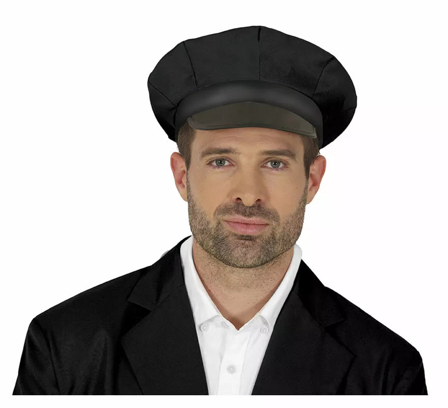 Translation missing: de.Gorra de Chofer negro adulto