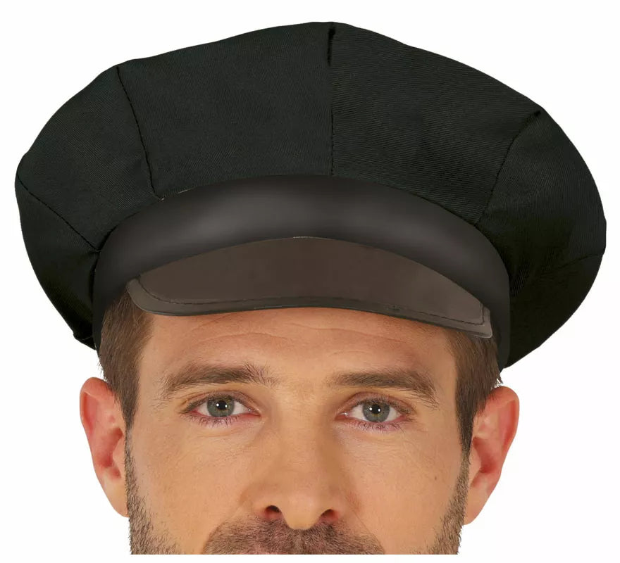 Translation missing: de.Gorra de Chofer negro adulto