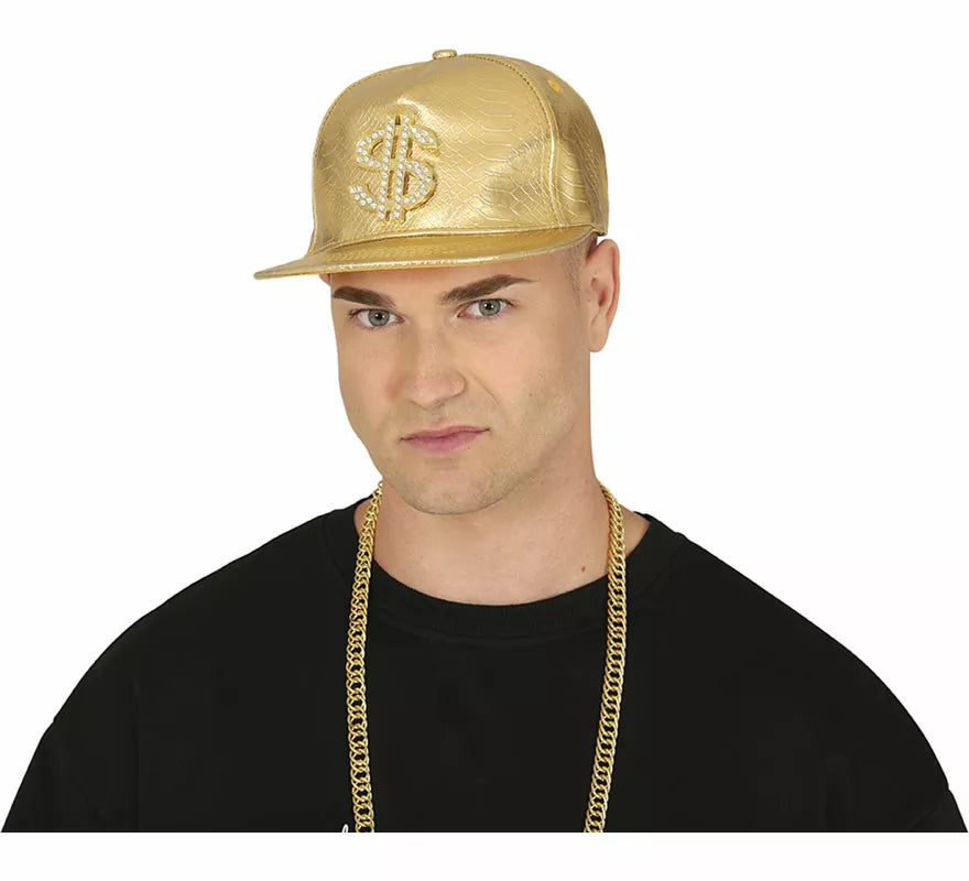 Translation missing: de.Gorra de Dollar dorado adulto