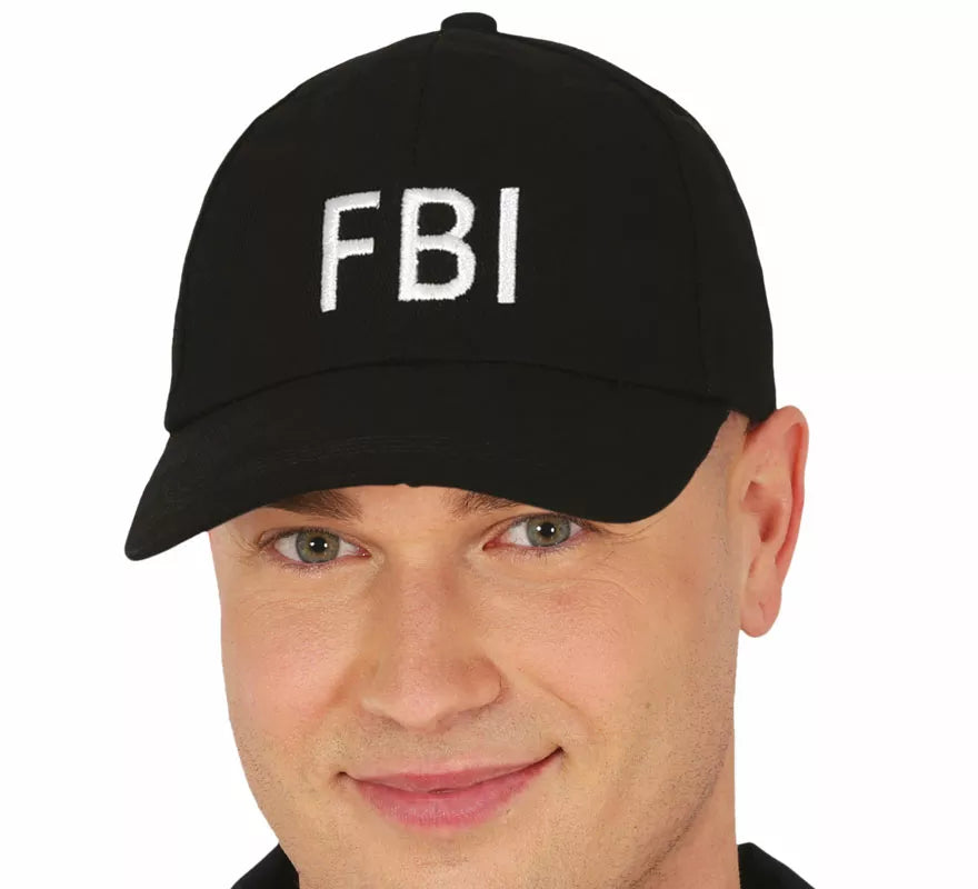 Translation missing: de.Gorra de FBI negra adulto
