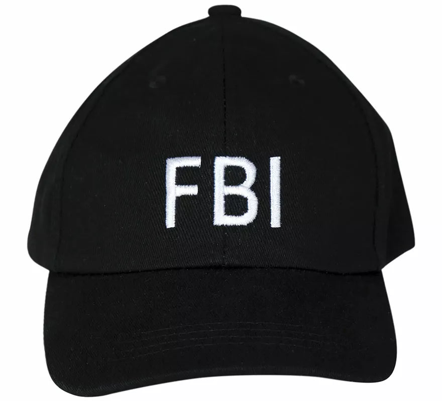 Translation missing: de.Gorra de FBI negra adulto