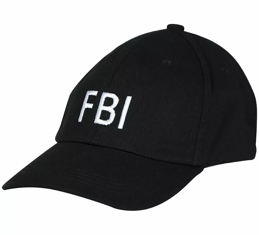 Translation missing: de.Gorra de FBI negra adulto