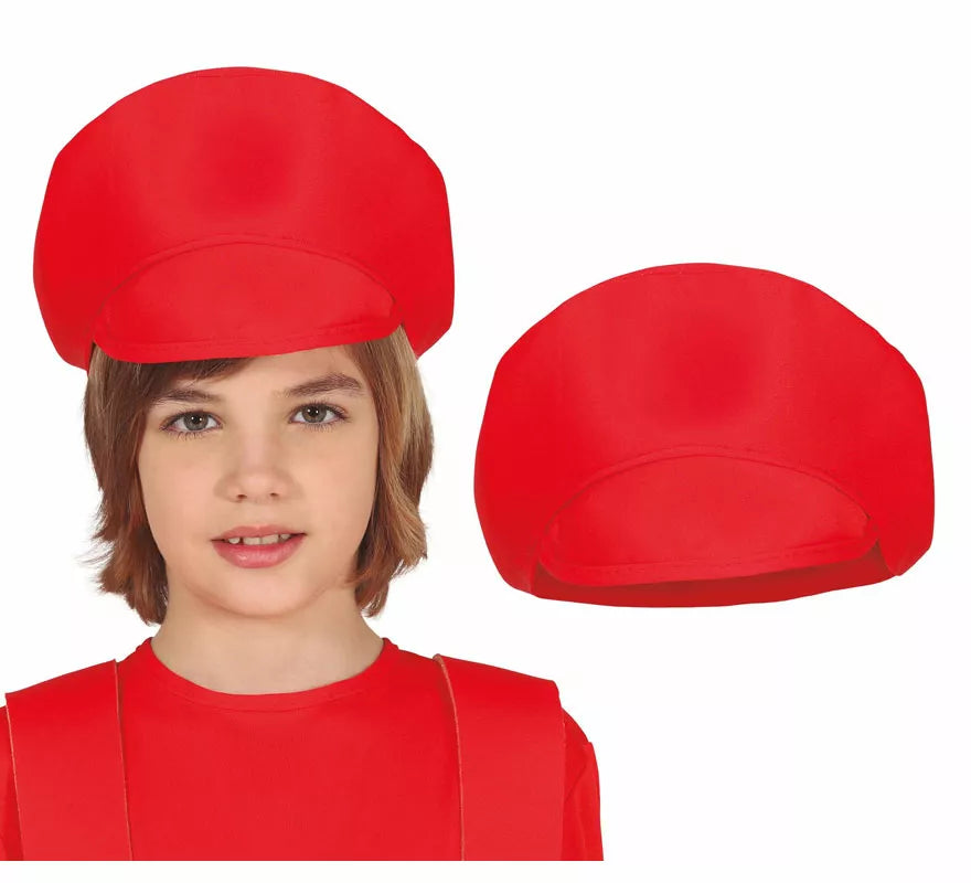 Gorra de Fontanero Roja Infantil