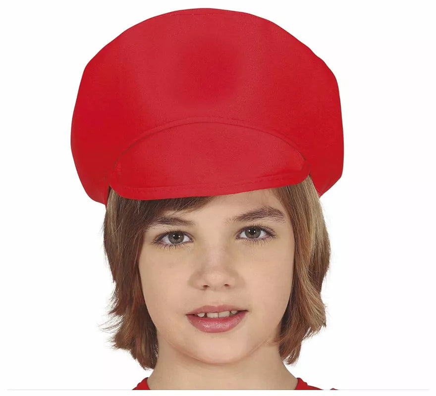 Translation missing: de.Gorra de Fontanero Roja Infantil