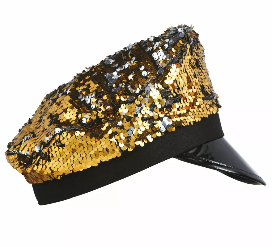 Gorra de Lentejuelas con visera en varios colores