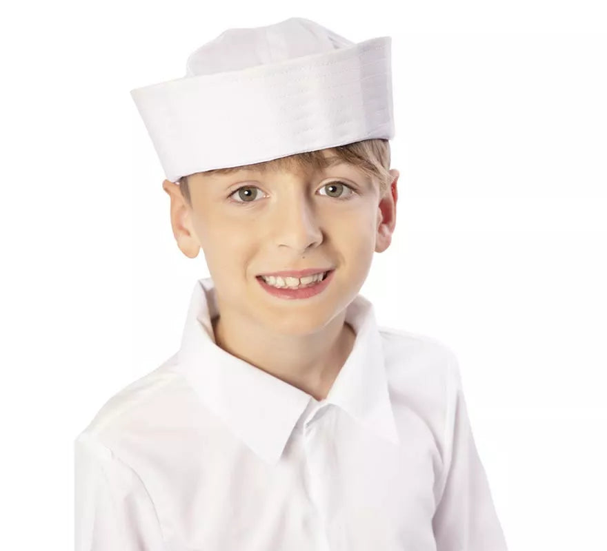 Translation missing: de.Gorra de Marinero blanco infantil