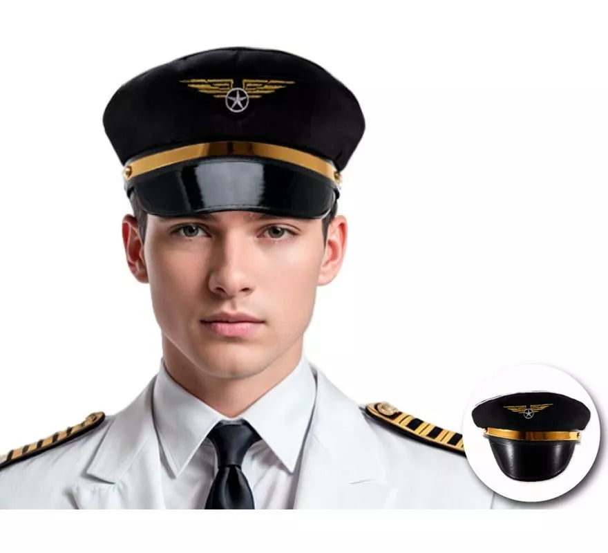 Translation missing: de.Gorra de Piloto de Avión adulto