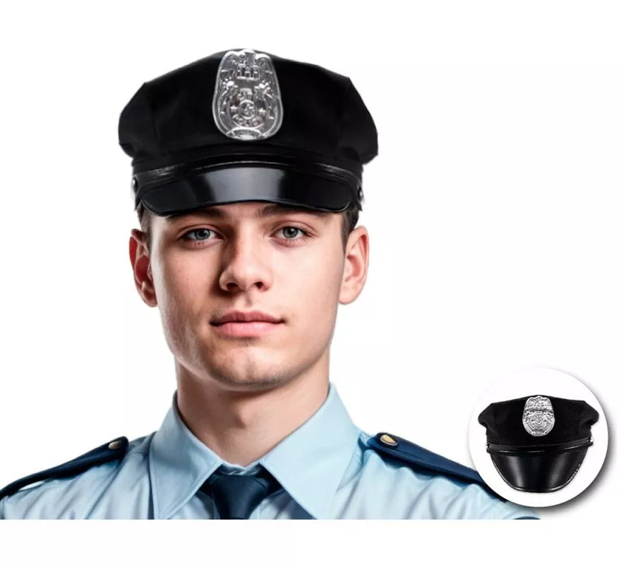 Translation missing: de.Gorra de Policía ajustable adulto