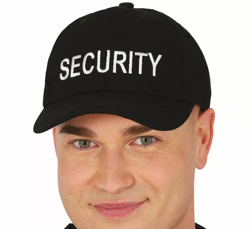 Translation missing: de.Gorra de Security negra adulto