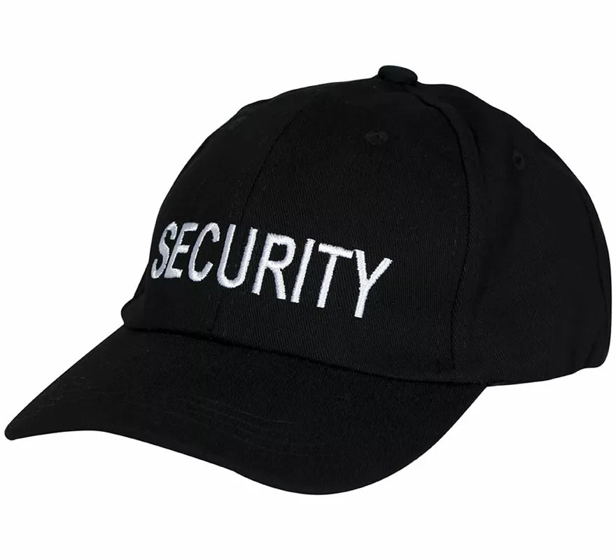 Translation missing: de.Gorra de Security negra adulto