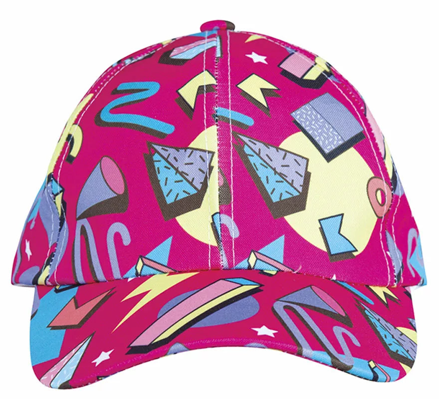 Translation missing: de.Gorra Fucsia con estampado de los Años '80