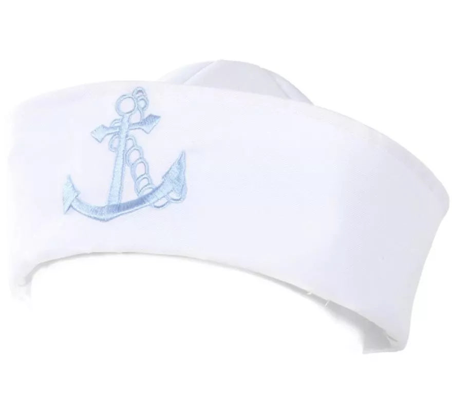 Translation missing: de.Gorra Marine blanco con ancla