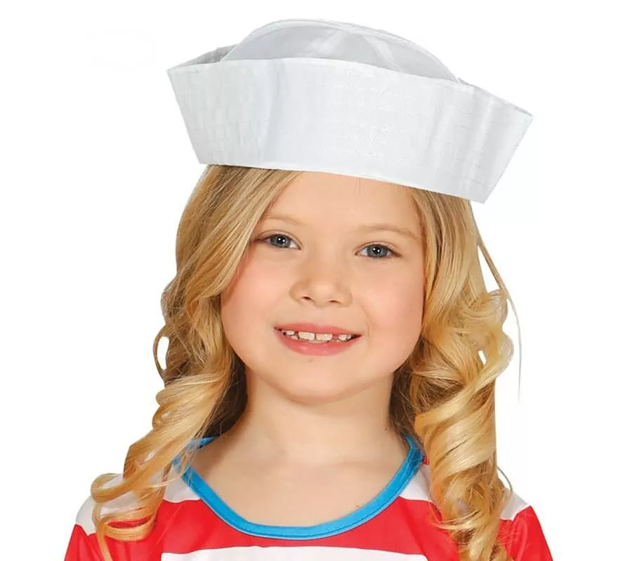 Translation missing: es.Gorra Marinero Blanca