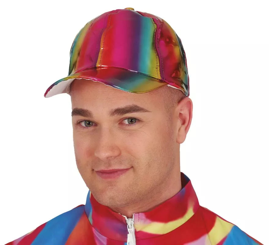 Translation missing: de.Gorra Metalizada multicolor adulto