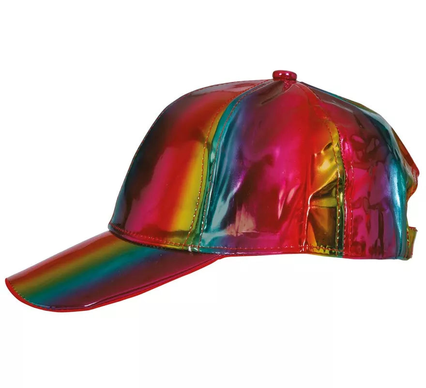 Translation missing: de.Gorra Metalizada multicolor adulto