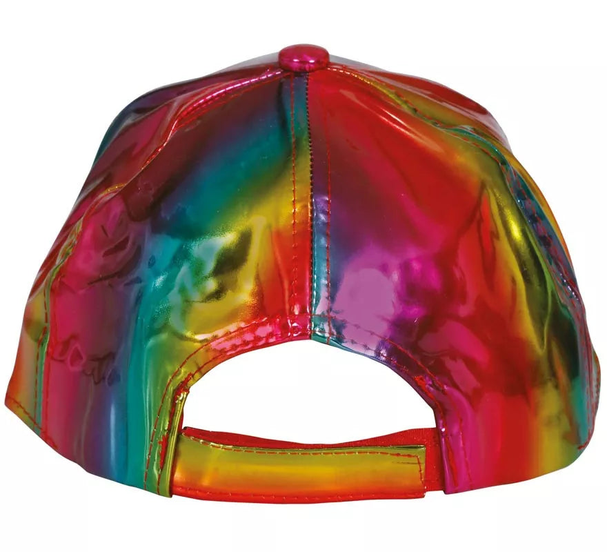 Translation missing: de.Gorra Metalizada multicolor adulto
