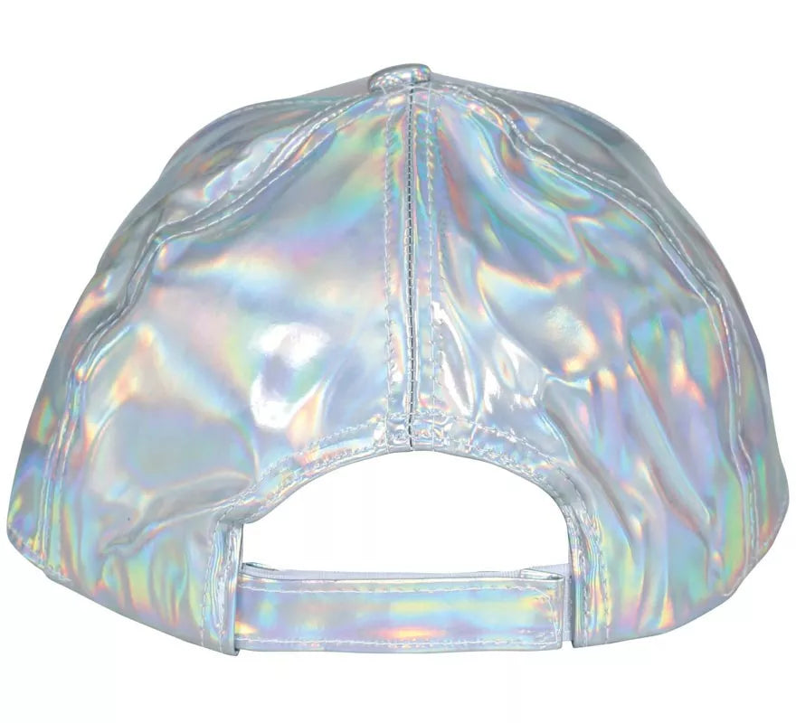 Translation missing: de.Gorra Metalizada plateado adulto
