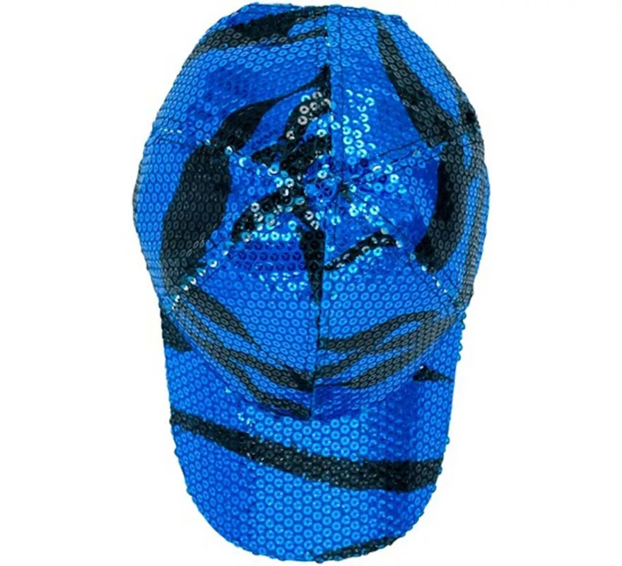 Translation missing: de.Gorra Ondas azul con Lentejuelas