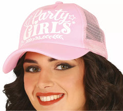 Weiche rosafarbene Party- Girls- Mütze für Erwachsene