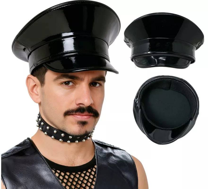 Translation missing: de.Gorra Policía negra