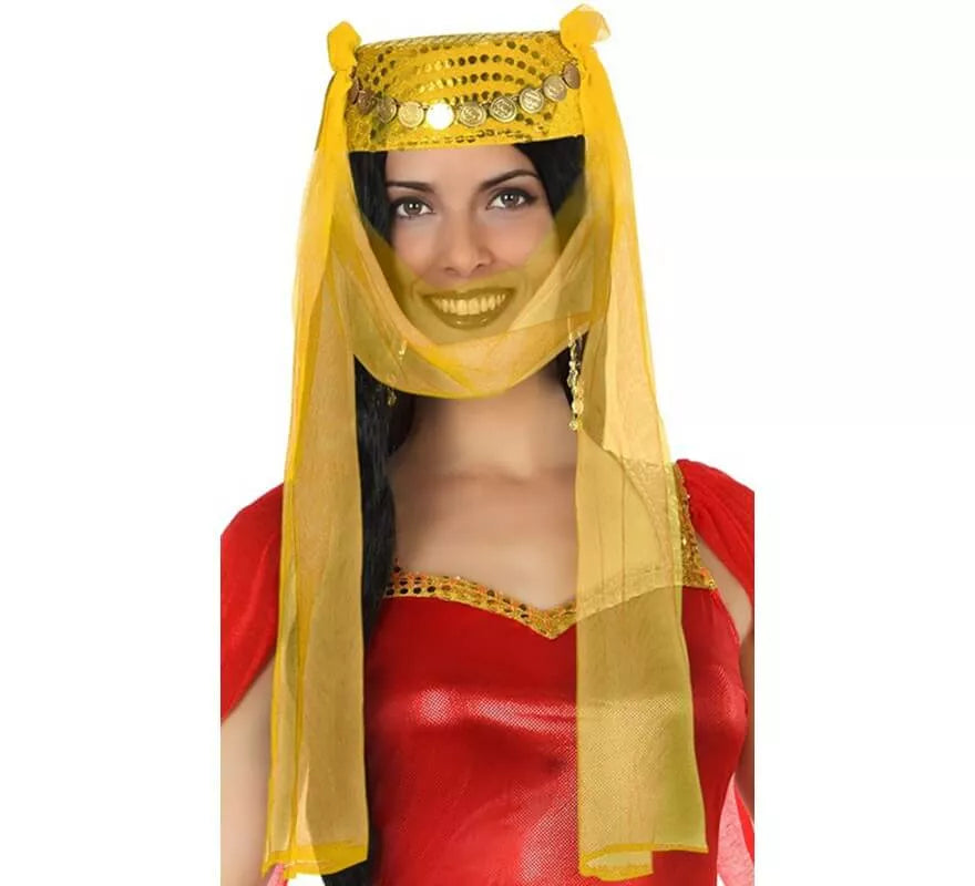 Translation missing: de.Gorro Árabe amarillo con Velo