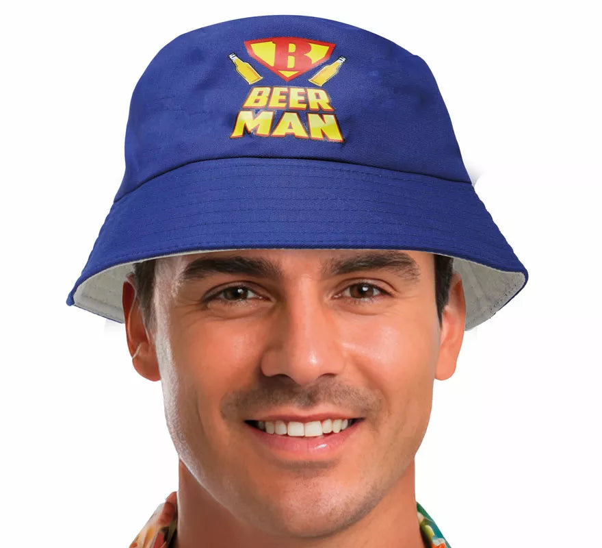 Translation missing: de.Gorro Beer Man azul adulto