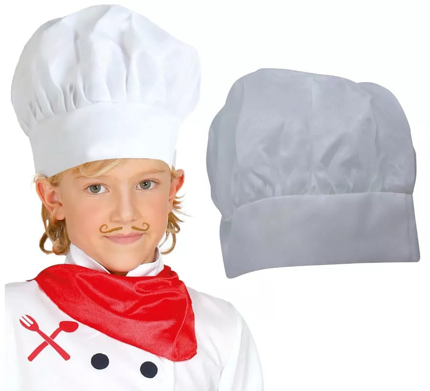 Translation missing: de.Gorro Cocinero Blanco de Tela