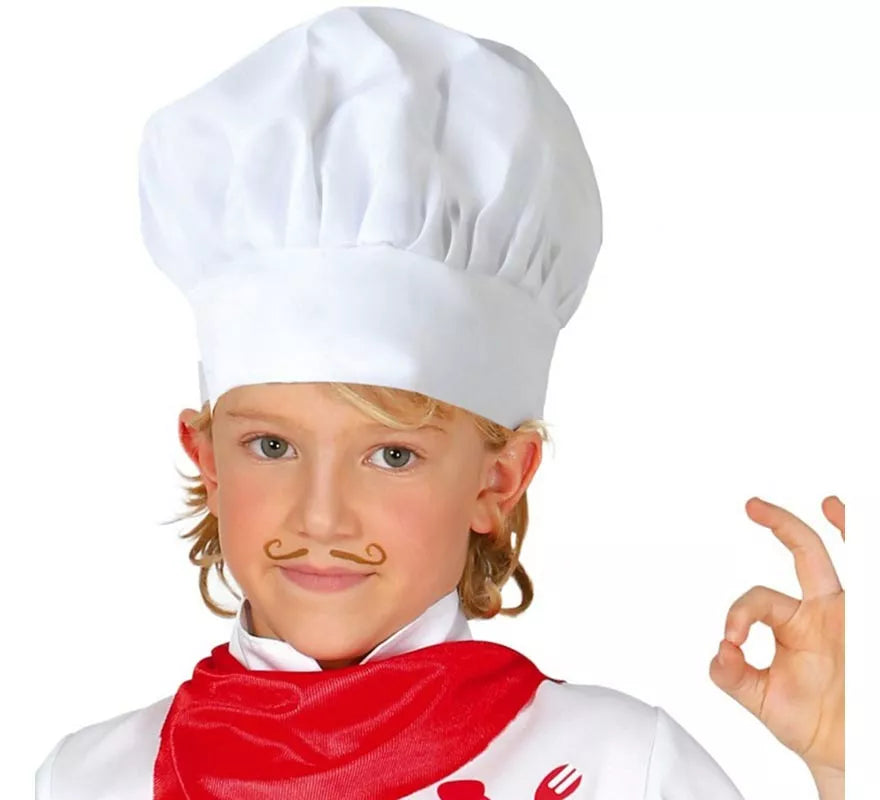 Translation missing: es.Gorro Cocinero Blanco de Tela