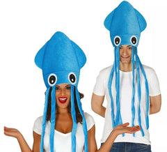 Blaue Tintenfischkappe