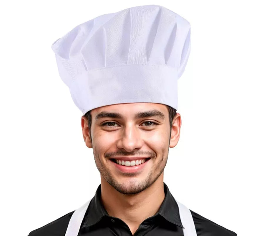 Translation missing: de.Gorro de Chef blanco clásico adulto